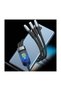 100W Fast Charging Braided 3 In 1 USB Cable - 4