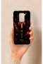 Redmi Note 9 Compatible Silicone Case with Aries Zodiac Sign Design.