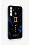 Samsung A24 Compatible Silicone Case with a Gemini-Themed Pattern. - 3