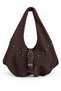 Roxy Women's Shoulder Bag with Buckle and Metal Accessory Details.