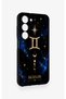 Samsung S23 Compatible Silicone Case with a Gemini-Themed Pattern. - 3