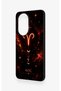Honor 200 5g Compatible Silicone Case with a Zodiac Sign (Aries) Design. - 4
