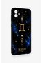 Samsung A04 Compatible Silicone Case with a Gemini-Themed Pattern. - 3