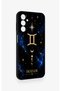 Samsung M14 Compatible Silicone Case with a Gemini-Themed Pattern. - 3