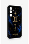 Samsung S23Fe Compatible Silicone Case with a Gemini-Themed Pattern. - 3