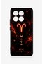 Poco X6 Pro Compatible Silicone Case with a Zodiac Sign Pattern. - 2