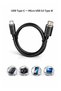 كابل USB Type-C إلى Micro USB 3.0 Type-B بطول 50 سم - أسود