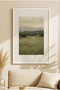 1 Piece of Vintage Painting with a White Wooden Frame. - 2