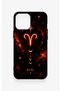 iPhone 12 Pro Max Compatible Silicone Case with a Zodiac Sign of Aries Design. - 2