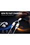 FARLINK USB C Splitter Data Syn Audio Charging for Type C devices - 3