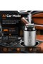 Scent Drive Pro Anti-Leak Car Diffuser for Long-Lasting Fragrance Up to 30 m² Coverage Stylish Aluminum & Compact Diffuser for Cars with Button control 10 ml Oil Capacity (Silver) - 7