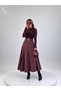 Long A-Line Skirt with Belt Detail