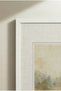 1 Piece of Vintage Painting with a White Wooden Frame and a Misty Coastal Theme. - 4
