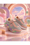Children's Glowing Lace-Up Sports Shoes Comfortable Lightweight for Everyday Use