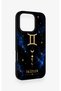 iPhone 16 Pro Compatible Silicone Case with a Gemini-Themed Pattern. - 3