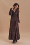 Elastic-Neck Spanish Sleeve Winter Dress
