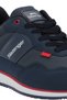 Offense Navy Blue and White Men's Casual Sports Sneakers. - 4