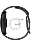 حزام بديل ناعم من السيليكون متوافق مع ساعات Garmin CIRQA الذكية، حزام رياضي قابل للتعديل. - 5