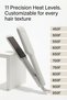 Professional Keratin Hair Flat Iron, Wide Ceramic Plates Straightener, Anti-Scald Design for Silky Smooth Salon Results - 4