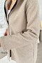 Hooded Boucle Fabric Jacket 7K178 - 5
