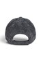 Gray Velvet Fabric Embroidered Unisex Hat - 3