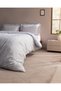 Ellie Single Bed 100% Cotton Ruffled Duvet Cover Set - Blue - 4