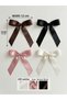 10 ready-made long satin ribbon bows, each 3 cm wide, with a bow detail for a birthday party - 2