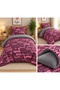 Rabia Tekstil Single-Size Wellsoft Thermal Duvet 155x215 cm – Reversible, Soft-Textured, Suitable for All Seasons