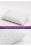 White Single Pillowcase with Quilted Patterned Design, Solid Color - 4