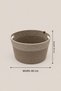 Amaterasu Jute Straw Basket, Organizer Basket, Woven Basket 40 cm x 30 cm - 2