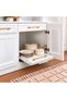 Cabinet Organizer, Cabinet Shelf, Shelf with Telescopic-Track Drawers, Sliding Pot and Plate Organizer for Kitchen Cabinets, Particleboard Shelf 50x50 cm - 5