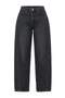 Anthracite Stitching Detailed Regular Waist Barrel Jeans Twoaw27Je00218