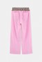 Pink Plain Woven Trousers Tkdaw27Pl00023 - 3
