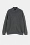 Plus Size Gray Regular Fit High Neck Zippered Knitwear Cardigan Tmnaw27Av00001 - 2