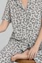 Women's Short Sleeve Comfortable Gray Pajama Set 4731 - 5