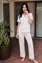 Viscose Blend Homewear Snow White Pajama Set - 3