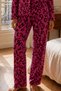 Women's Relax Fit Buttoned Lilac Pajama Set - 4