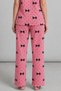 Women's Short Sleeve Patterned Pink Pajama Set 4729 - 6