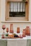 Matte Set of 4 Soft Drink Glasses Brown 520 Cc - 6
