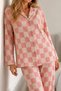 Women's Bürümcük Full Length Pink Pajama Set - 3