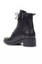 Black Genuine Leather Cold-Proof, Non-Slip Sole Boots, Extra Comfortable Sole and Soft Women's Boots - 5