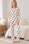 Women's Patterned Double White Comfortable Pajama Set 4829 - 2