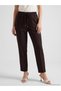 LCW EVERYDAY Brown Straight-Leg Standard & Regular Women's Pants, Featuring the ALITA CITY Touch - 2