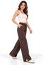 Women's Distressed-Look Sweatpants | Wide Leg | Regular Fit | Lightweight Knit Fabric | Casual Sportswear - 3
