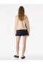 Brushed Comfortable Fit Boat Neck Long Sleeve Layered Printed Sweatshirt - 4