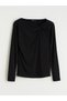 Quality Pieces from Çelebi Store Asymmetrical Roba Collar Gathered Blouse - 6