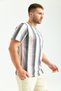 Multi Print Detailed Crew Neck T-Shirt - 2