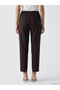 LCW EVERYDAY Brown Straight-Leg Standard & Regular Women's Pants, Featuring the ALITA CITY Touch - 4