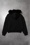 Dark Black Crupt Fur Black Men's Zip-Up Hoodie - 4
