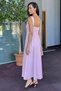 Gülseli Shoulder Tie Patterned Dress - 5